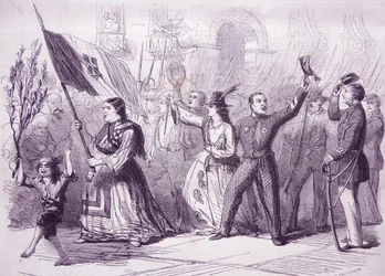 La révolution à Naples, 1860